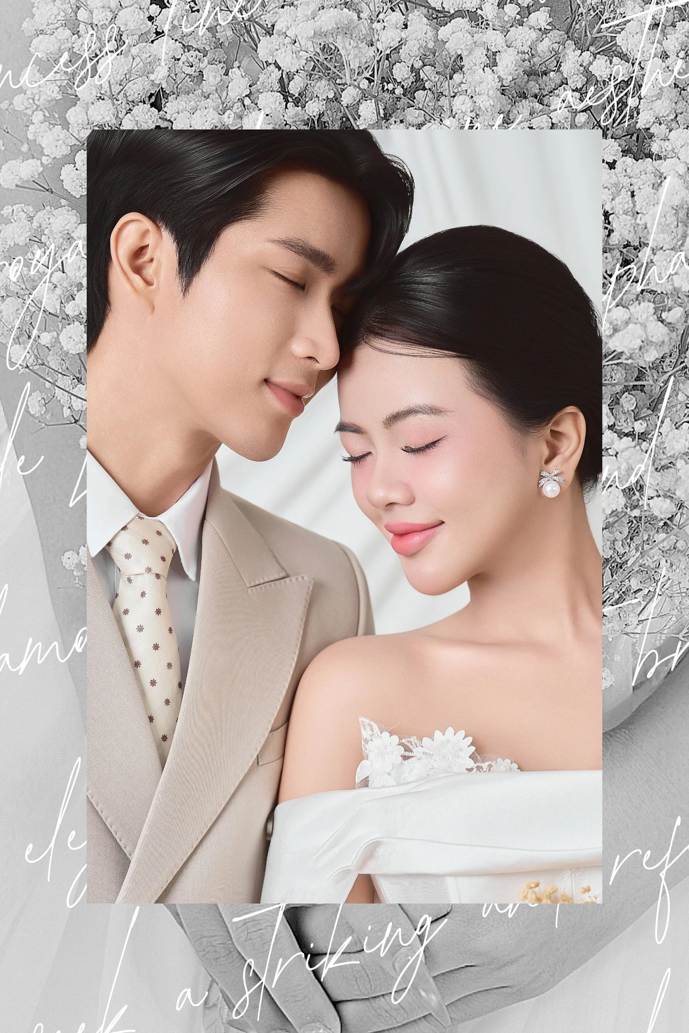 Album ảnh cưới Studio Phông Vải Lạnh Trắng - Ảnh 6